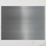 Classy Brushed Metal Textured Personalised Flyer