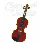 Classy-cal Violinist t-shirts