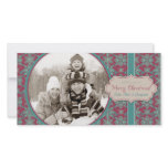 Classy Christmas Bohemian Photo Card 2 photo cards