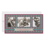 Classy Christmas Bohemian Photo Card Trio photo cards