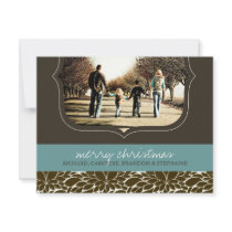 Classy Christmas Photo Card Personalized Announcements