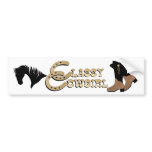 Classy Cowgirl BUMPER STICKER bumper stickers