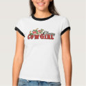 Classy Cowgirl Horseshoes + Roses Design t-shirts