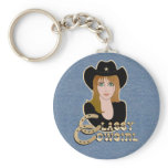 Classy Cowgirl KEYCHAIN