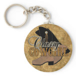 Classy Cowgirl keychain
