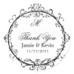 Classy Customisable Monogrammed Stickers