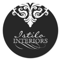 Classy  Damask Sticker