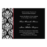 Classy Damask Wedding Invitation