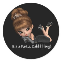 Classy Diva Party Favour Envelope Seal Diva