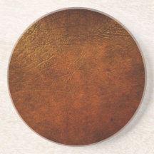 Classy Genuine Leather Designer Coaster