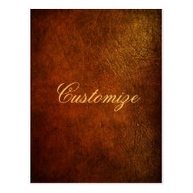 Classy Genuine Leather Designer Post Card