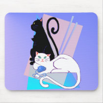 Classy Kitties Mousepad
