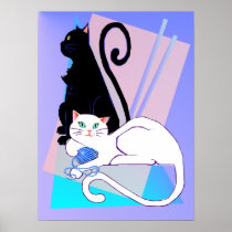 Classy Kitties Poster