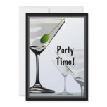 Classy Martini Cocktails Party Invitation