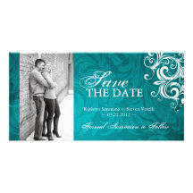 Classy Photo Save The Date Invitation Photo Card