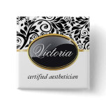 Classy Salon Name Tag
