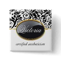 Classy Salon Name Tag