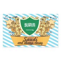 Classy Saudi Rectangular Stickers