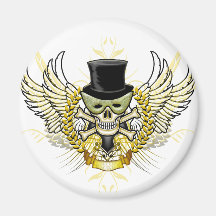 Classy Skull Magnet