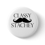Classy Stache Moustache buttons