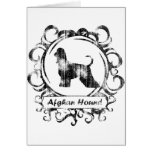 Classy Weathered Afghan Hound cards