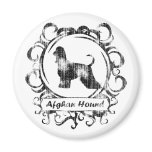 Classy Weathered Afghan Hound magnets