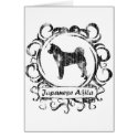 Classy Weathered Akita cards