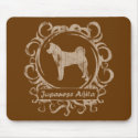 Classy Weathered Akita mousepads