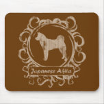 Classy Weathered Akita mousepads