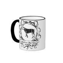 Classy Weathered American Bulldog Mugs