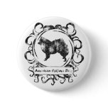 Classy Weathered American Eskimo Dog buttons