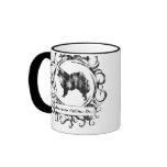 Classy Weathered American Eskimo Dog Mugs