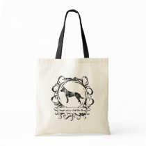 Classy Weathered Australian Cattle Dog Tote Bags