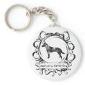 Classy Weathered Australian Cattle Dog keychains