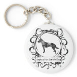 Classy Weathered Australian Cattle Dog keychains