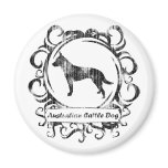 Classy Weathered Australian Cattle Dog magnets
