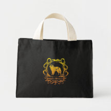 Classy Weathered Belgian Sheepdog Canvas Bags