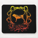 Classy Weathered Bloodhound mousepads