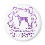 Classy Weathered Brittany Spaniel magnets