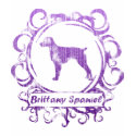 Classy Weathered Brittany Spaniel t-shirts