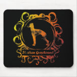 Classy Weathered Italian Greyhound mousepads