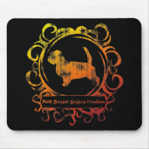 Classy Weathered Petit Basset Griffon Vendeen Mouse Pad