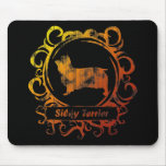 Classy Weathered Silky Terrier Mouse Pads