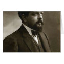 claude debussy ca 1908, foto av félix nadar cards