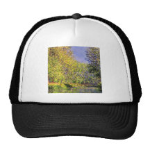 Claude Monet A Bend Of The Epte Mesh Hat