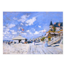Claude Monet: At the Beach of Trouville Business Cards