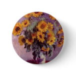 Claude Monet Bouquet of Sunflowers buttons