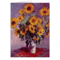 Claude Monet - Bouquet of Sunflowers