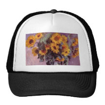 Claude Monet - Bouquet of Sunflowers Hats