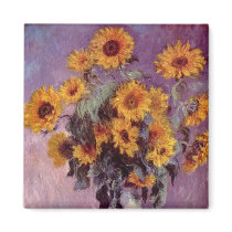 Claude Monet - Bouquet of Sunflowers